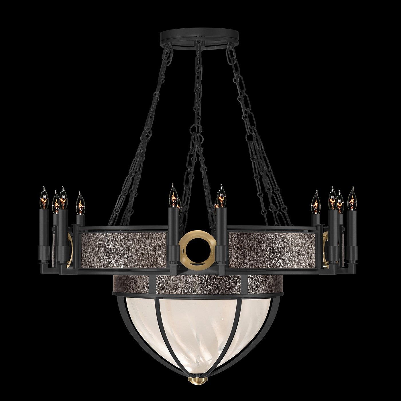 Fine Art - 100037-111 - 15 Light Chandelier - Mirage - Black