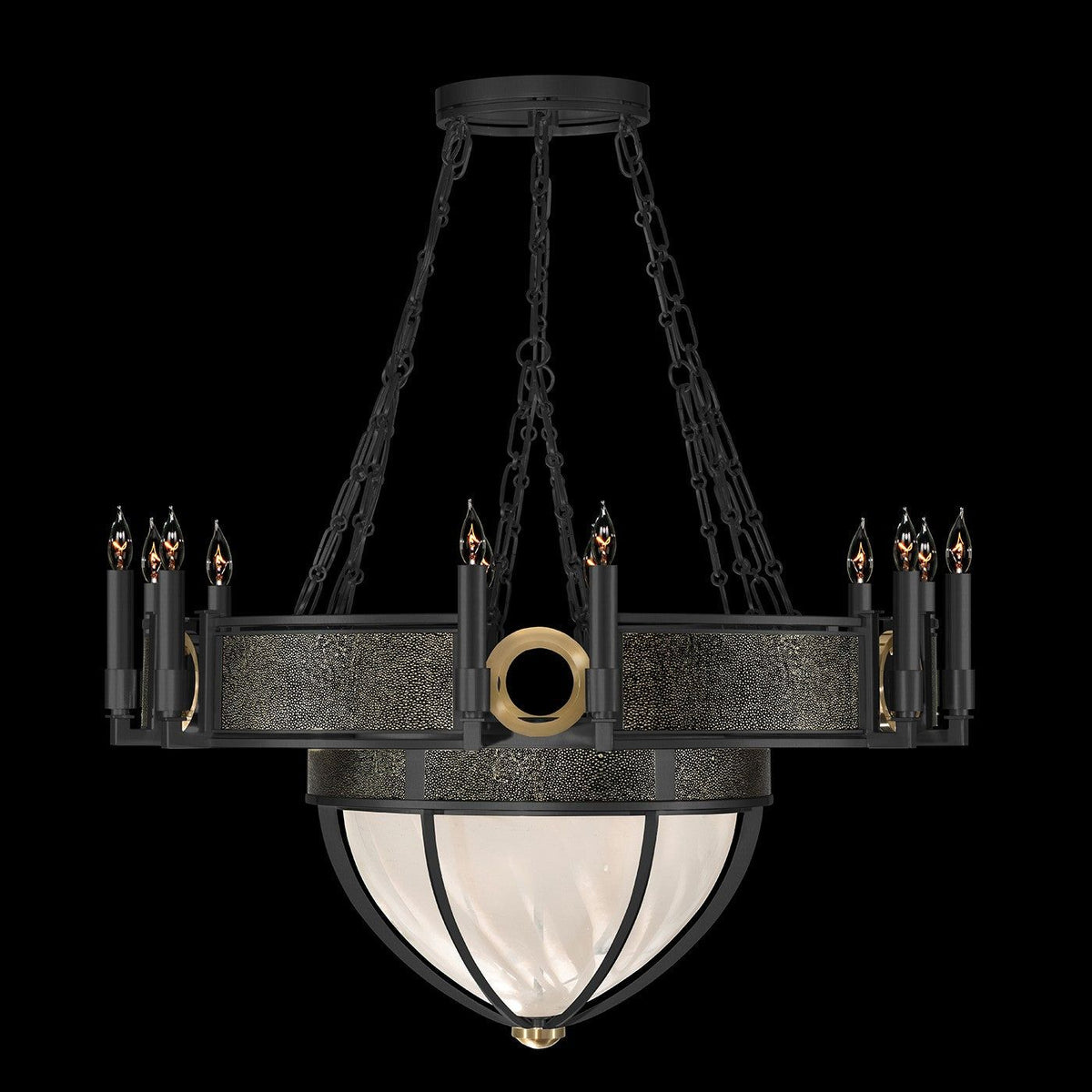 Fine Art - 100037-113 - 15 Light Chandelier - Mirage - Black