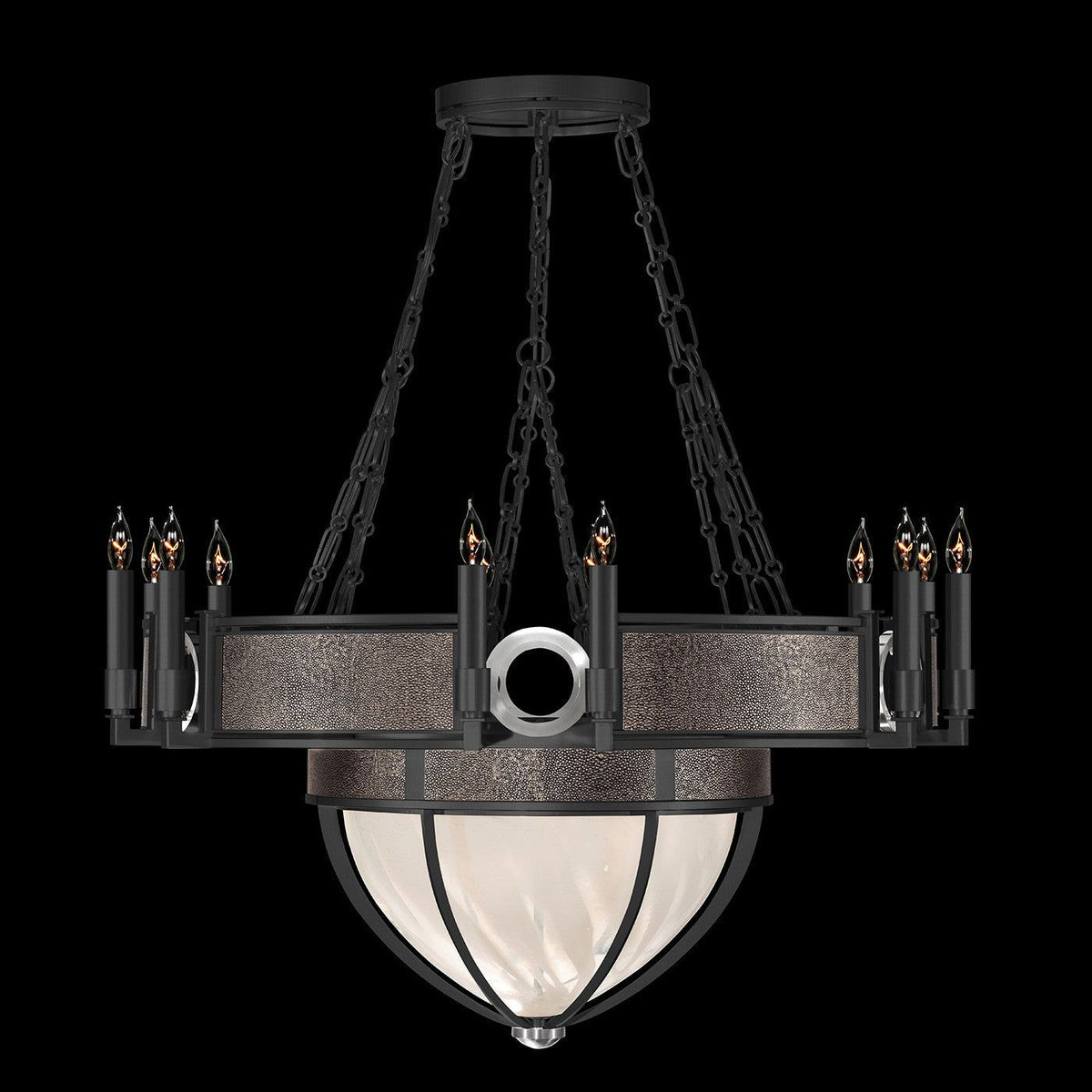 Fine Art - 100037-121 - 15 Light Chandelier - Mirage - Black