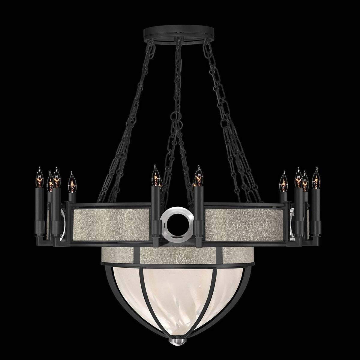 Fine Art - 100037-122 - 15 Light Chandelier - Mirage - Black