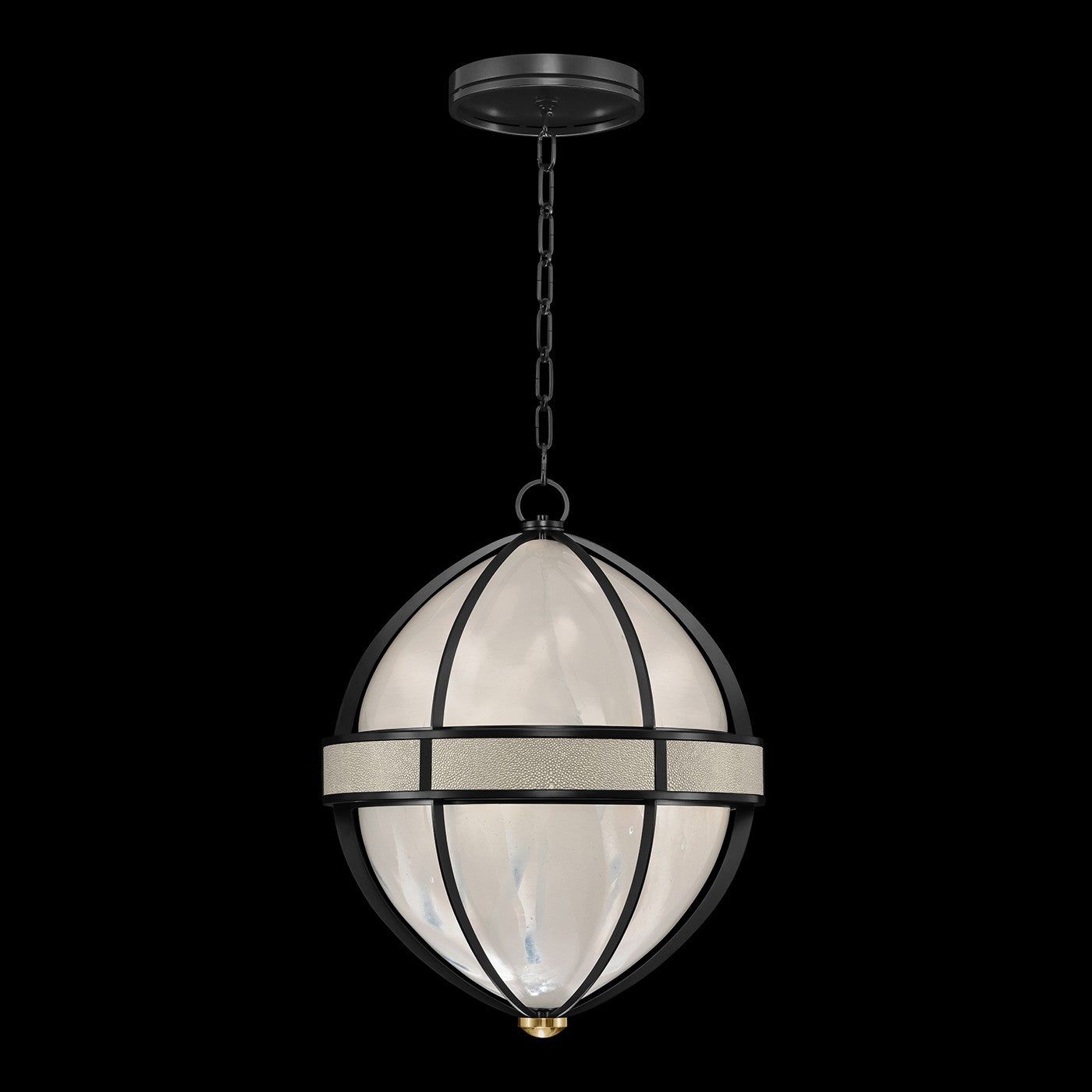 Fine Art - 100038-112 - Three Light Pendant - Mirage - Black