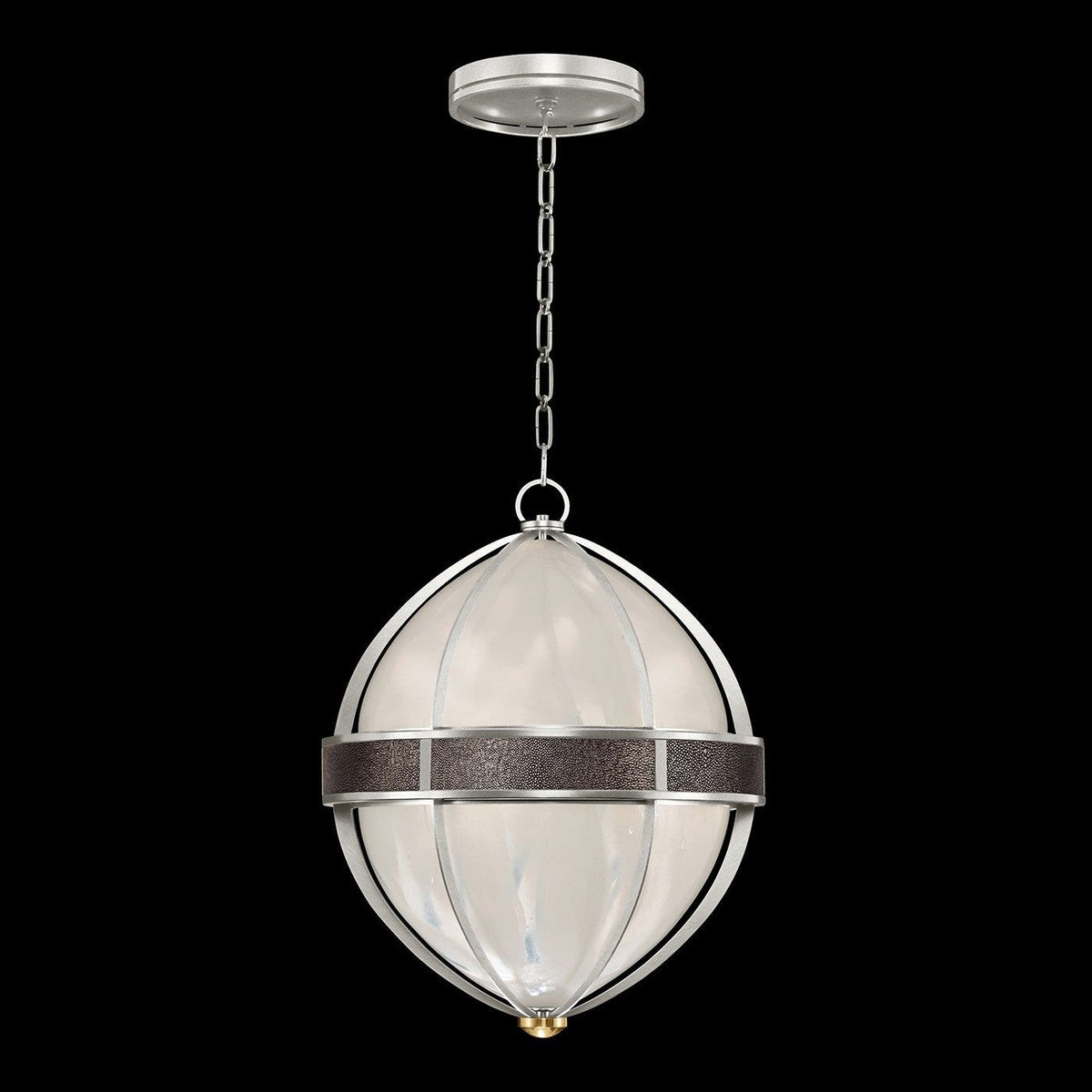 Fine Art - 100038-411 - Three Light Pendant - Mirage - Silver