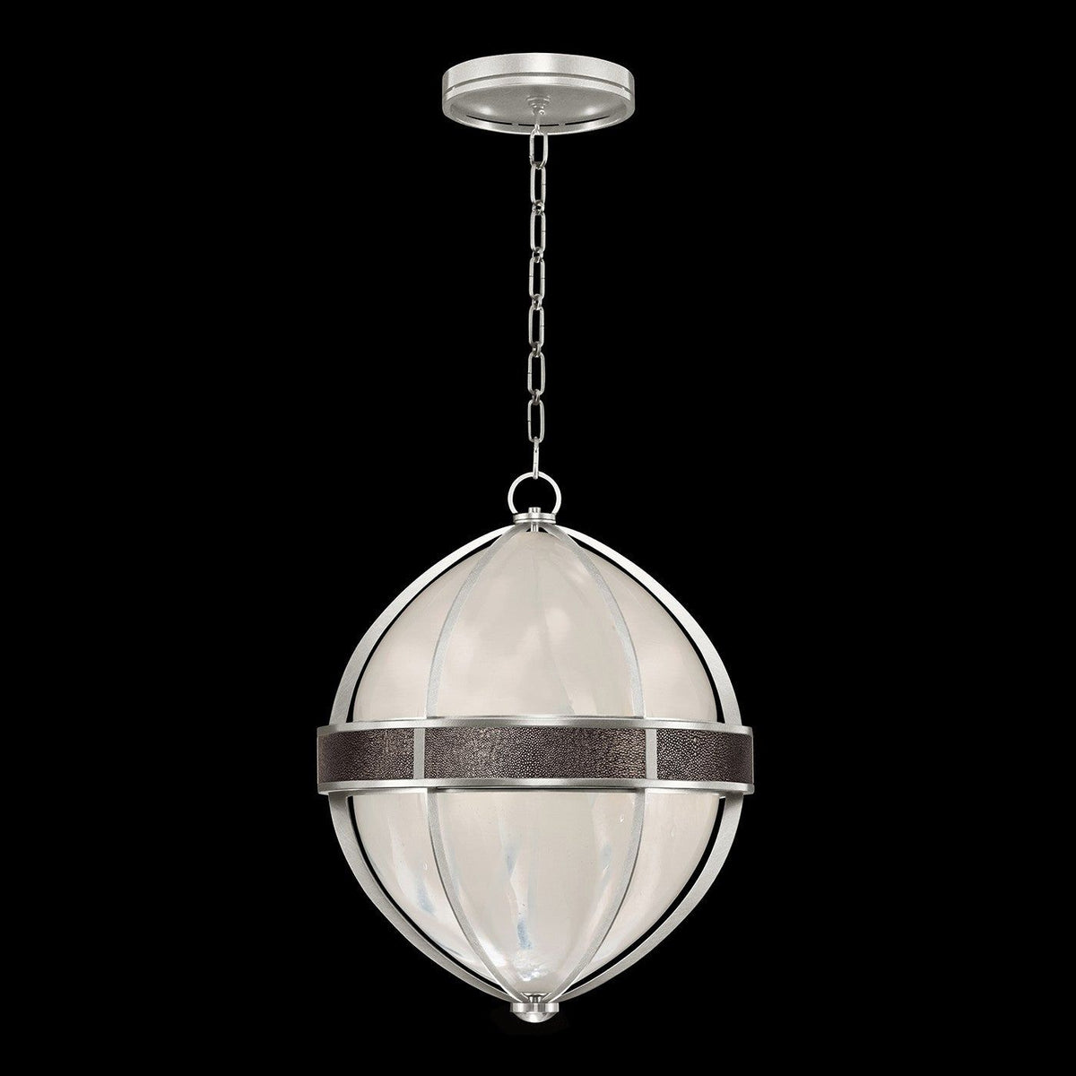 Fine Art - 100038-421 - Three Light Pendant - Mirage - Silver