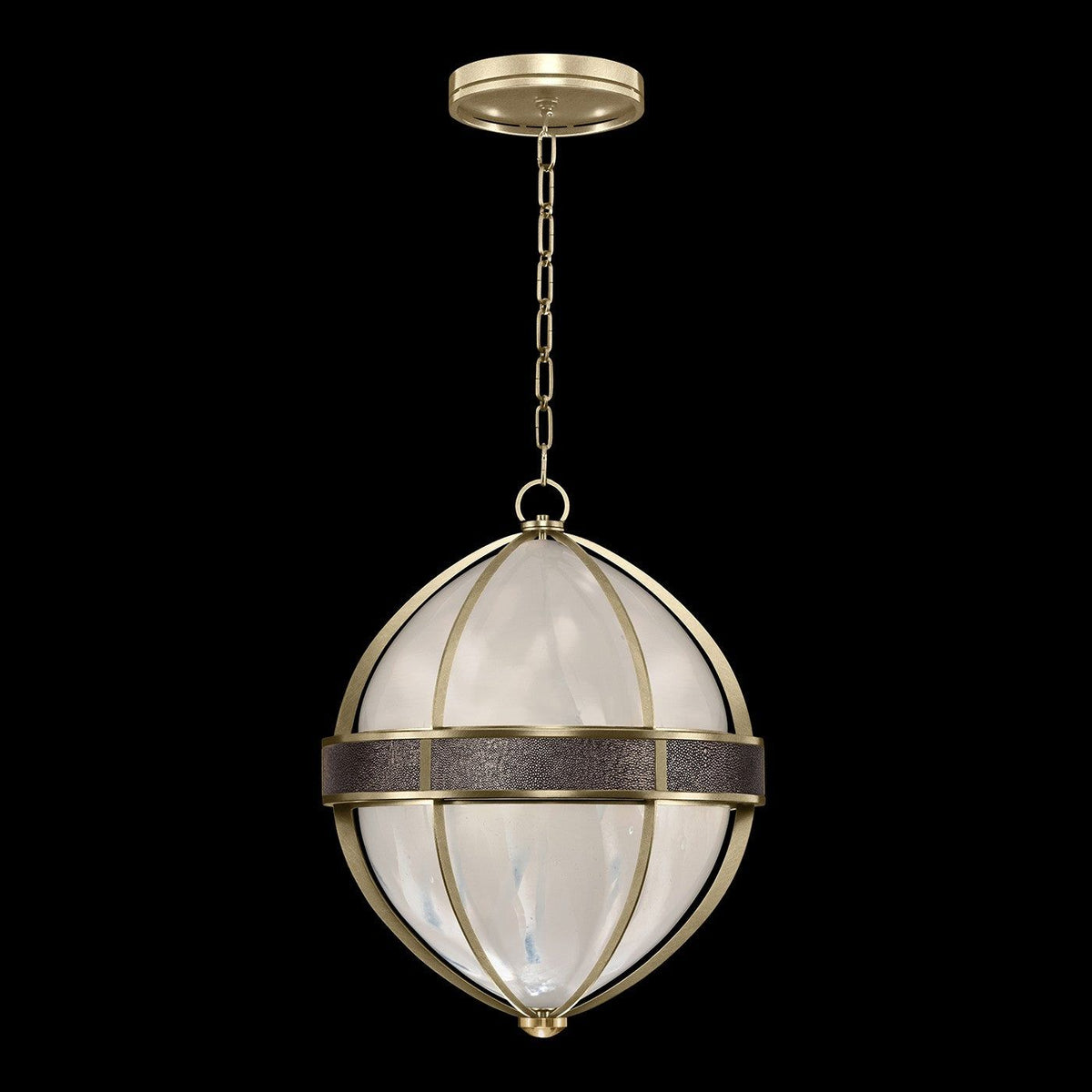 Fine Art - 100038-511 - Three Light Pendant - Mirage - Gold