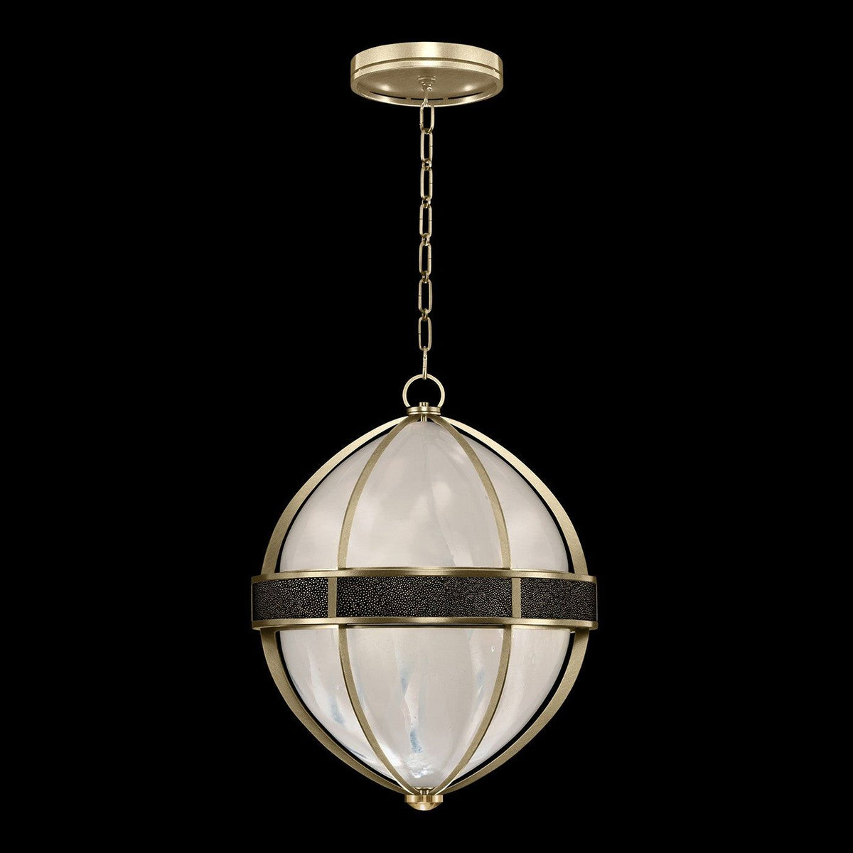 Fine Art - 100038-513 - Three Light Pendant - Mirage - Gold