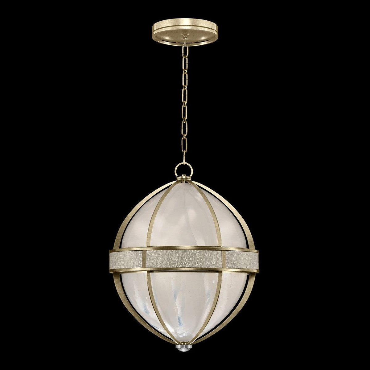 Fine Art - 100038-522 - Three Light Pendant - Mirage - Gold