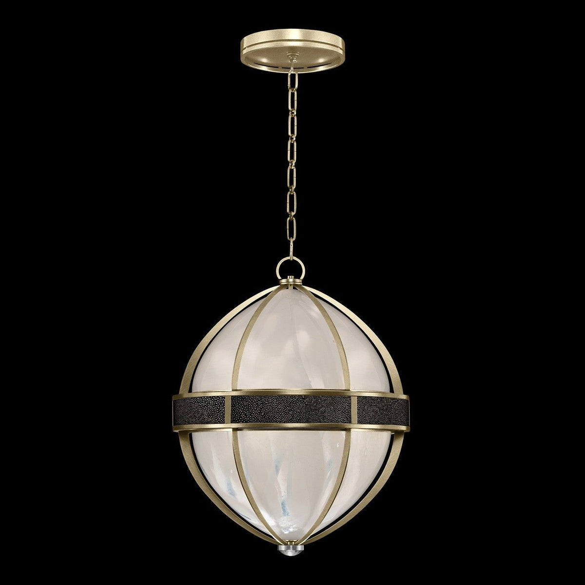 Fine Art - 100038-523 - Three Light Pendant - Mirage - Gold