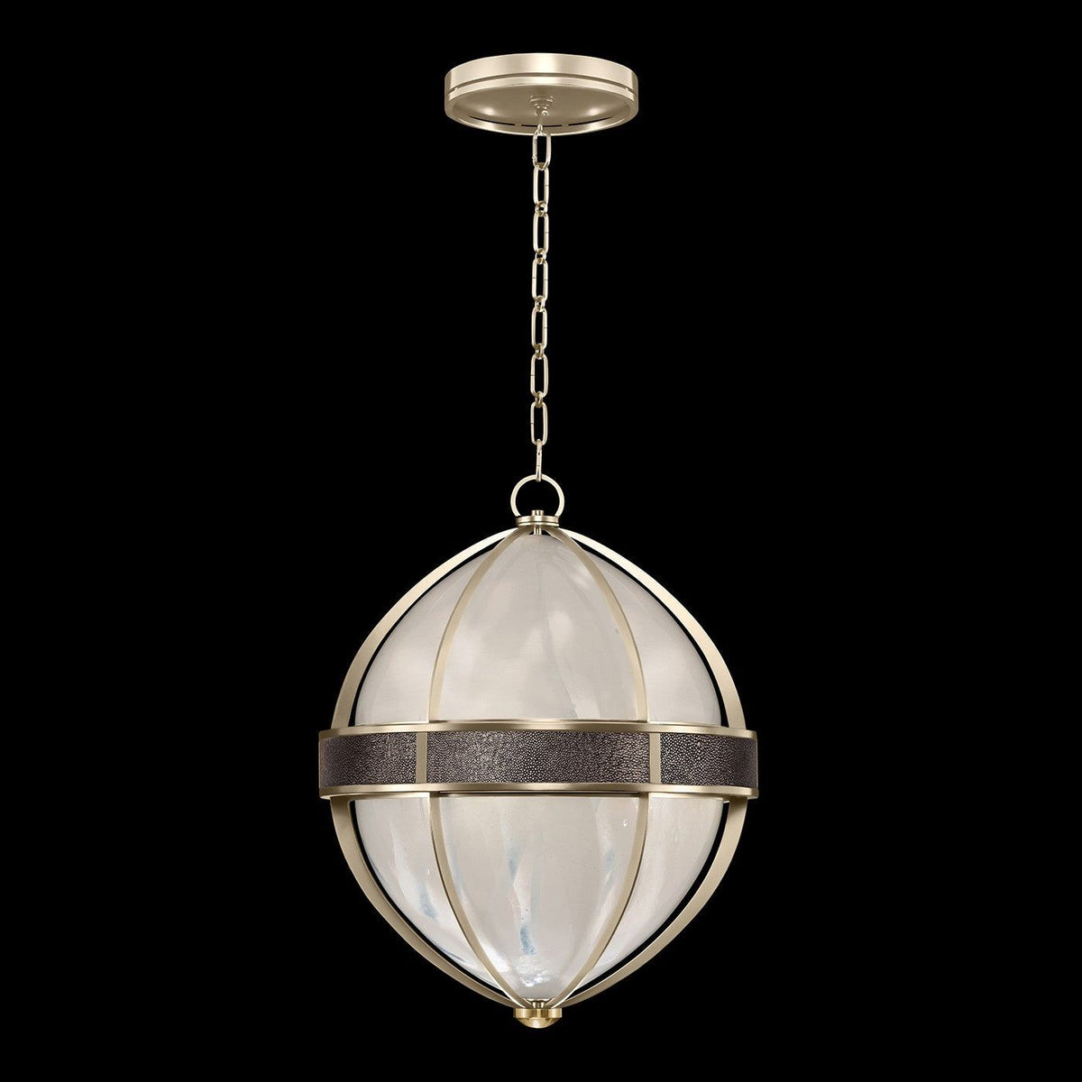 Fine Art - 100038-611 - Three Light Pendant - Mirage - Gold