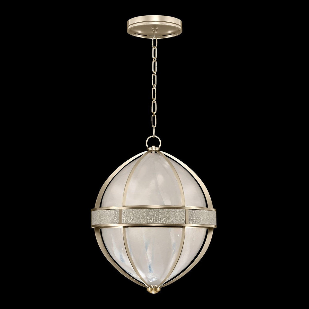 Fine Art - 100038-612 - Three Light Pendant - Mirage - Gold