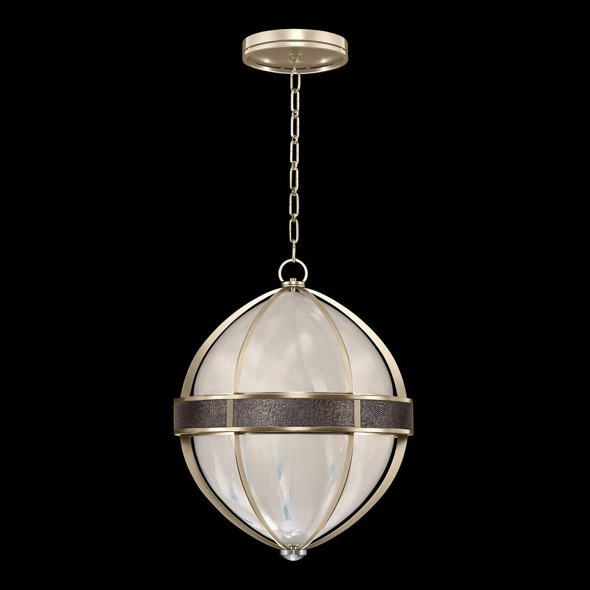 Fine Art - 100038-621 - Three Light Pendant - Mirage - Gold