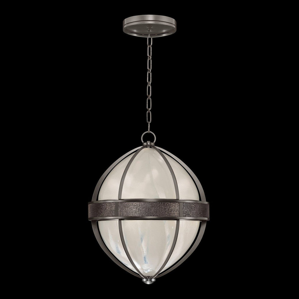 Fine Art - 100038-721 - Three Light Pendant - Mirage - Black