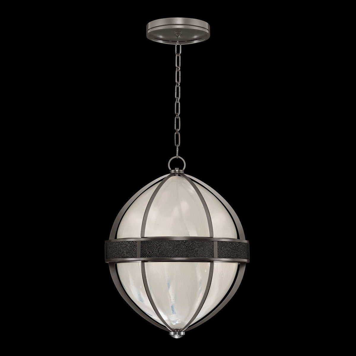 Fine Art - 100038-723 - Three Light Pendant - Mirage - Black