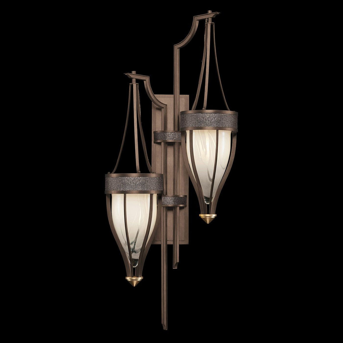 Fine Art - 100041-211 - Two Light Wall Sconce - Mirage - Bronze