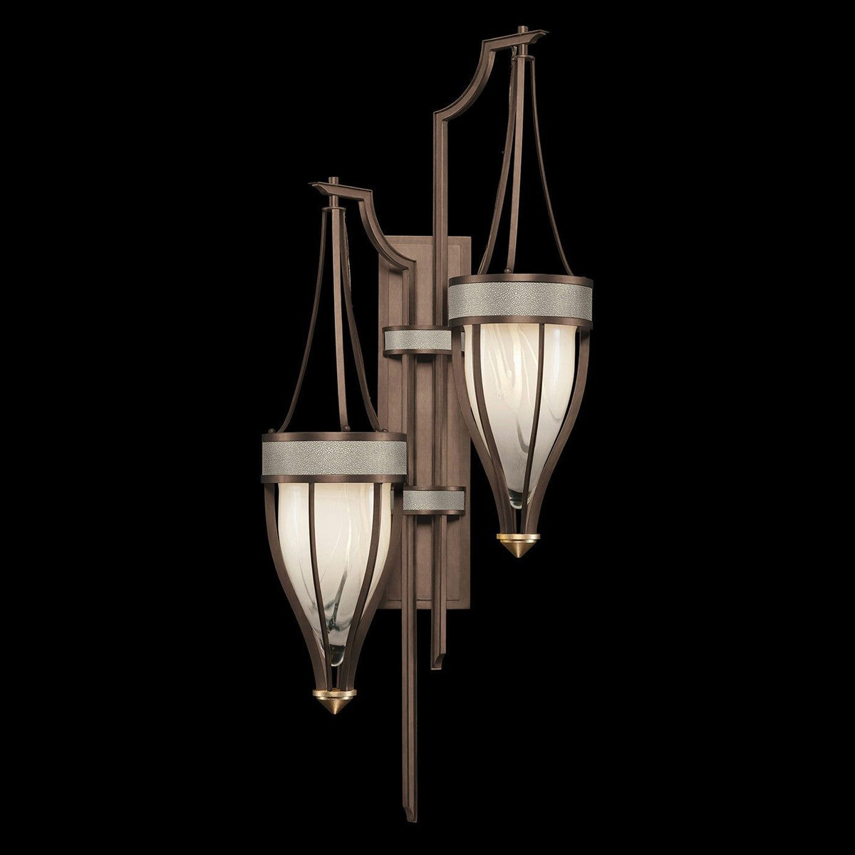 Fine Art - 100041-212 - Two Light Wall Sconce - Mirage - Bronze