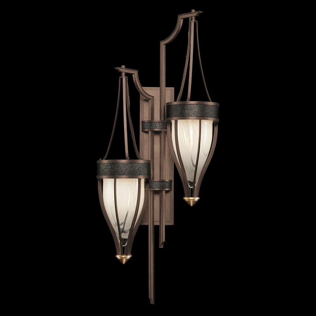 Fine Art - 100041-213 - Two Light Wall Sconce - Mirage - Bronze