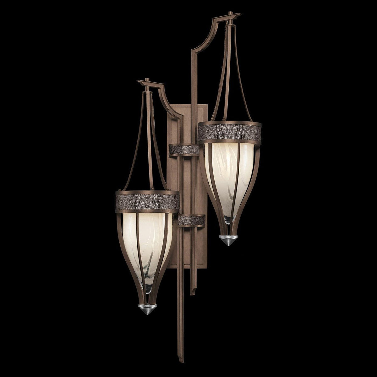 Fine Art - 100041-221 - Two Light Wall Sconce - Mirage - Bronze