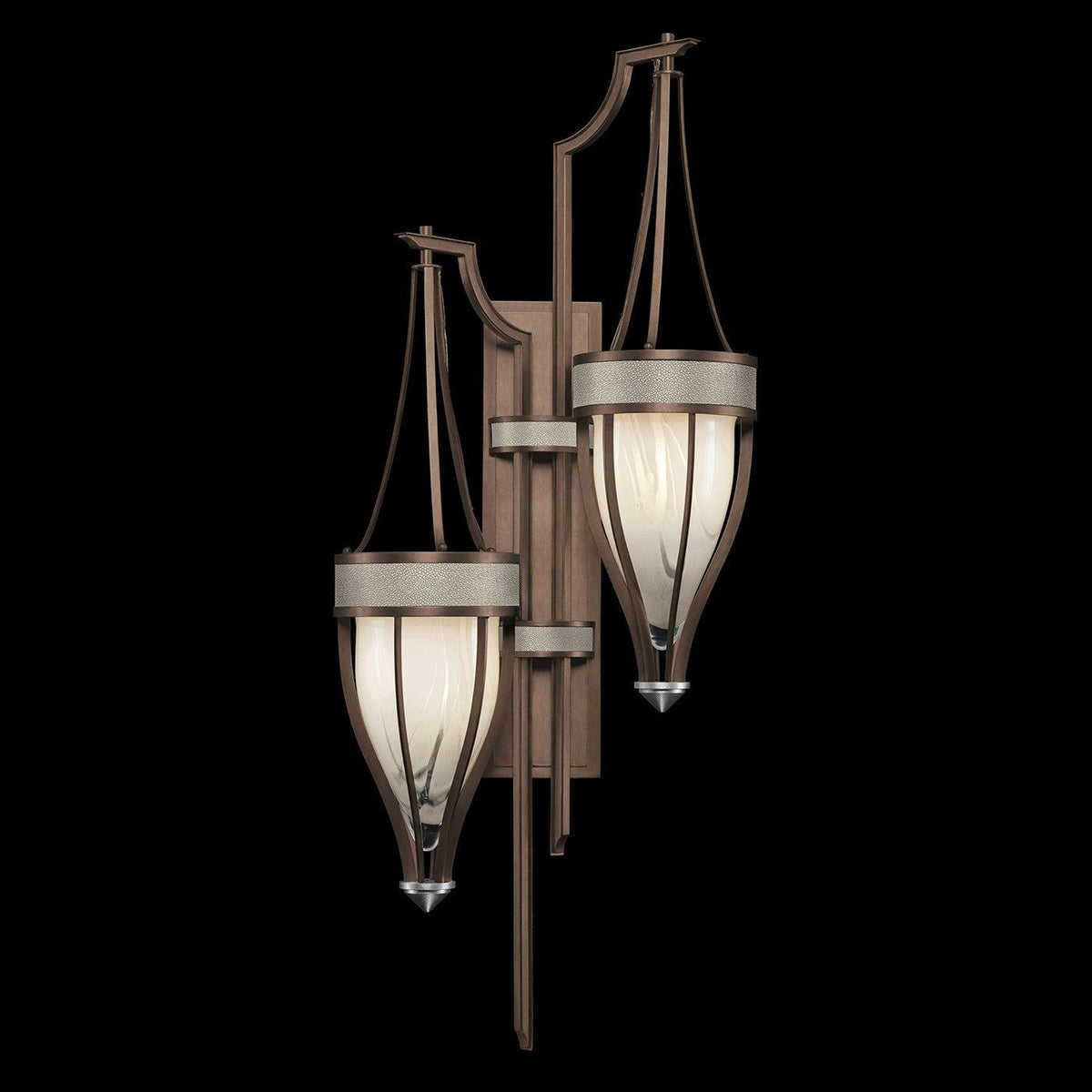 Fine Art - 100041-222 - Two Light Wall Sconce - Mirage - Bronze