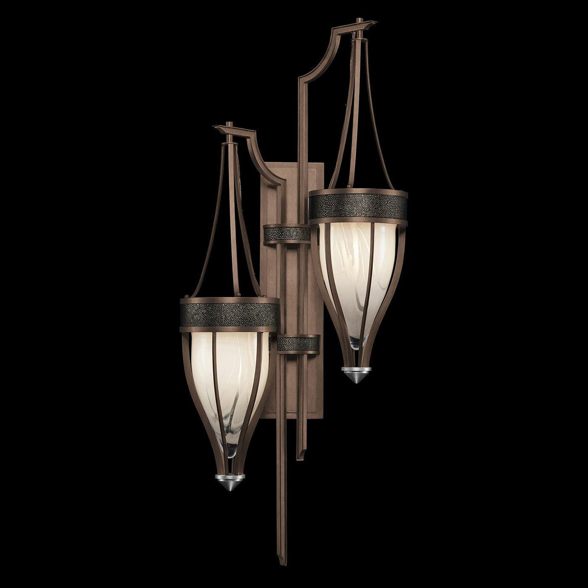 Fine Art - 100041-223 - Two Light Wall Sconce - Mirage - Bronze