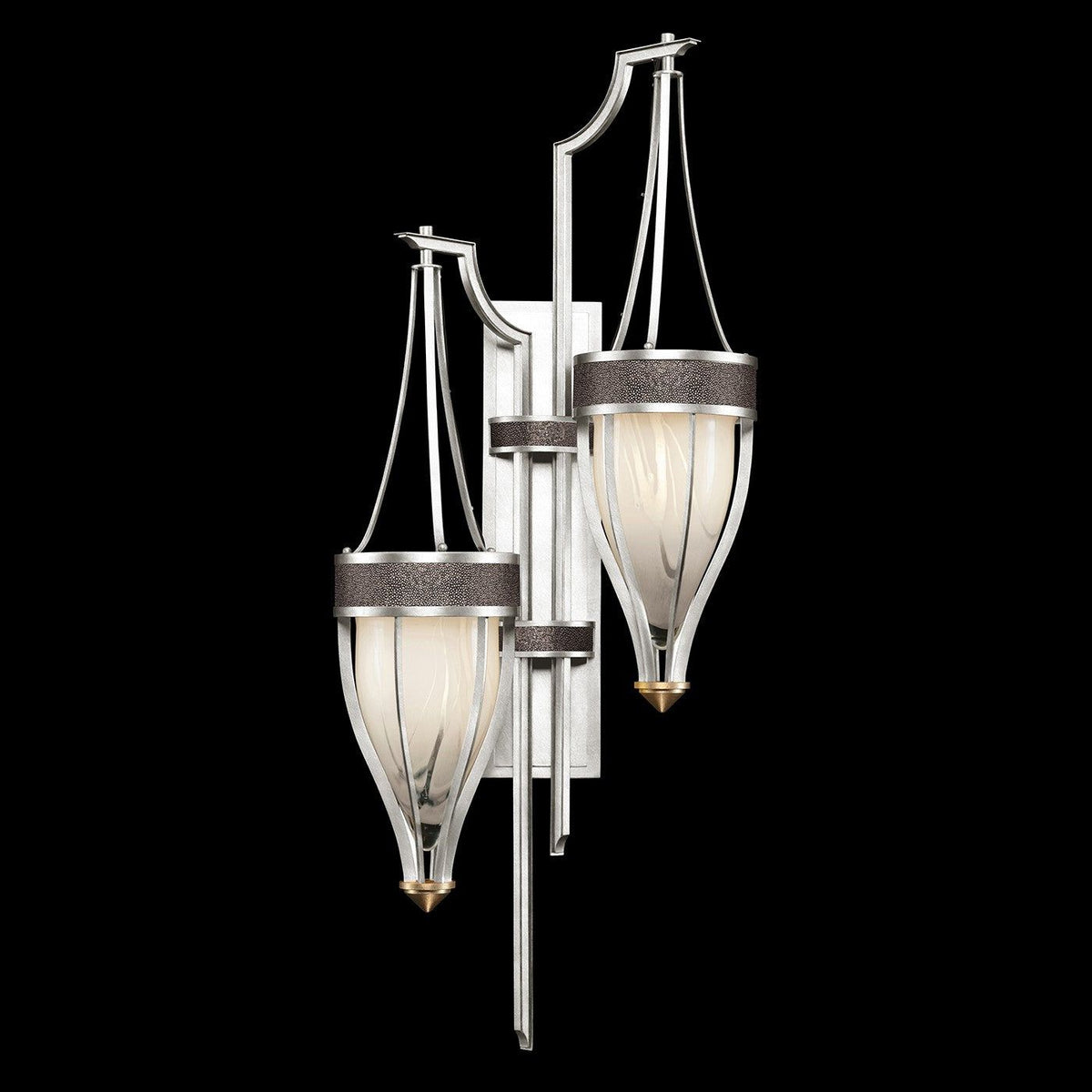 Fine Art - 100041-411 - Two Light Wall Sconce - Mirage - Silver