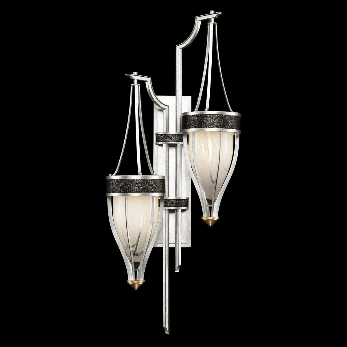 Fine Art - 100041-413 - Two Light Wall Sconce - Mirage - Silver