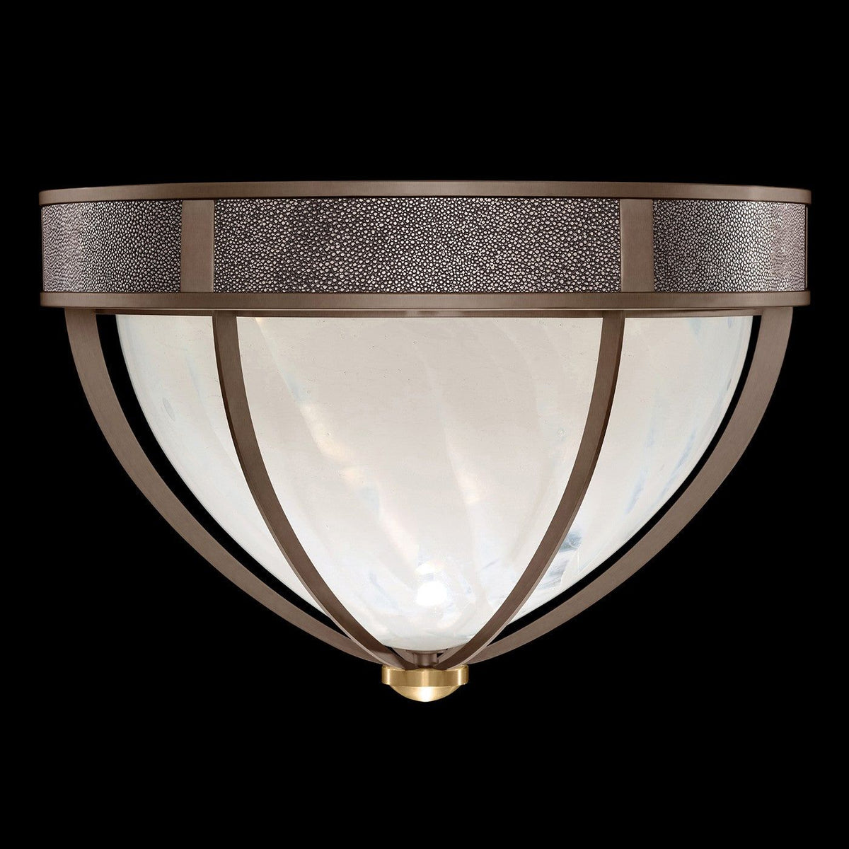 Fine Art - 100042-211 - Three Light Flush Mount - Mirage - Bronze