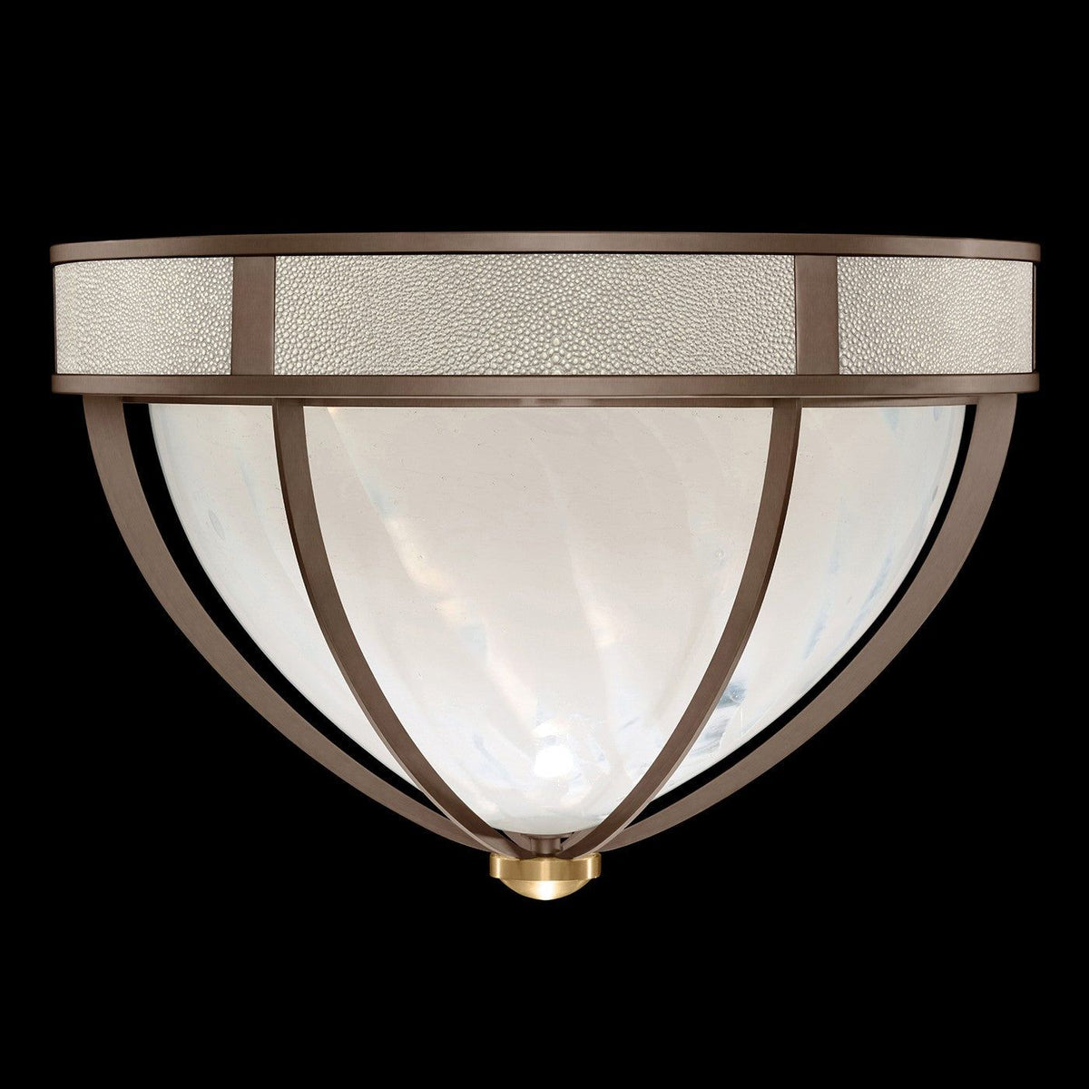 Fine Art - 100042-212 - Three Light Flush Mount - Mirage - Bronze