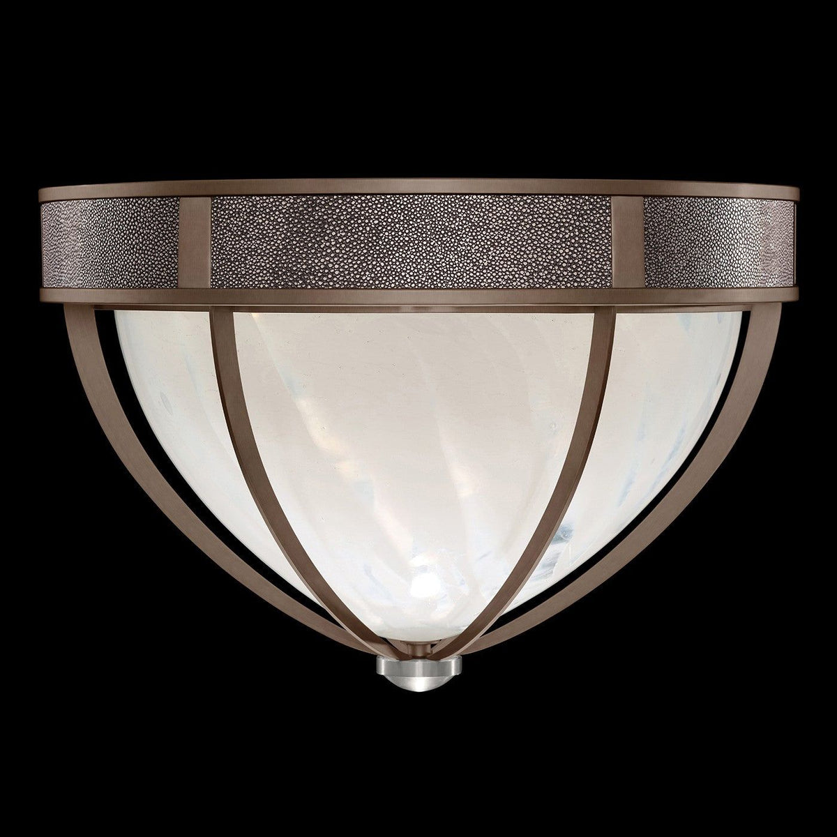 Fine Art - 100042-221 - Three Light Flush Mount - Mirage - Bronze