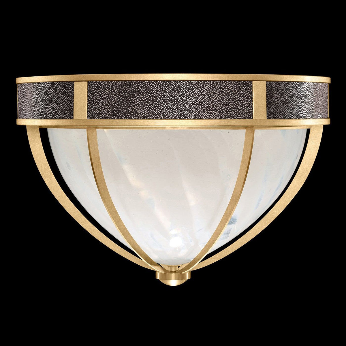 Fine Art - 100042-311 - Three Light Flush Mount - Mirage - Gold