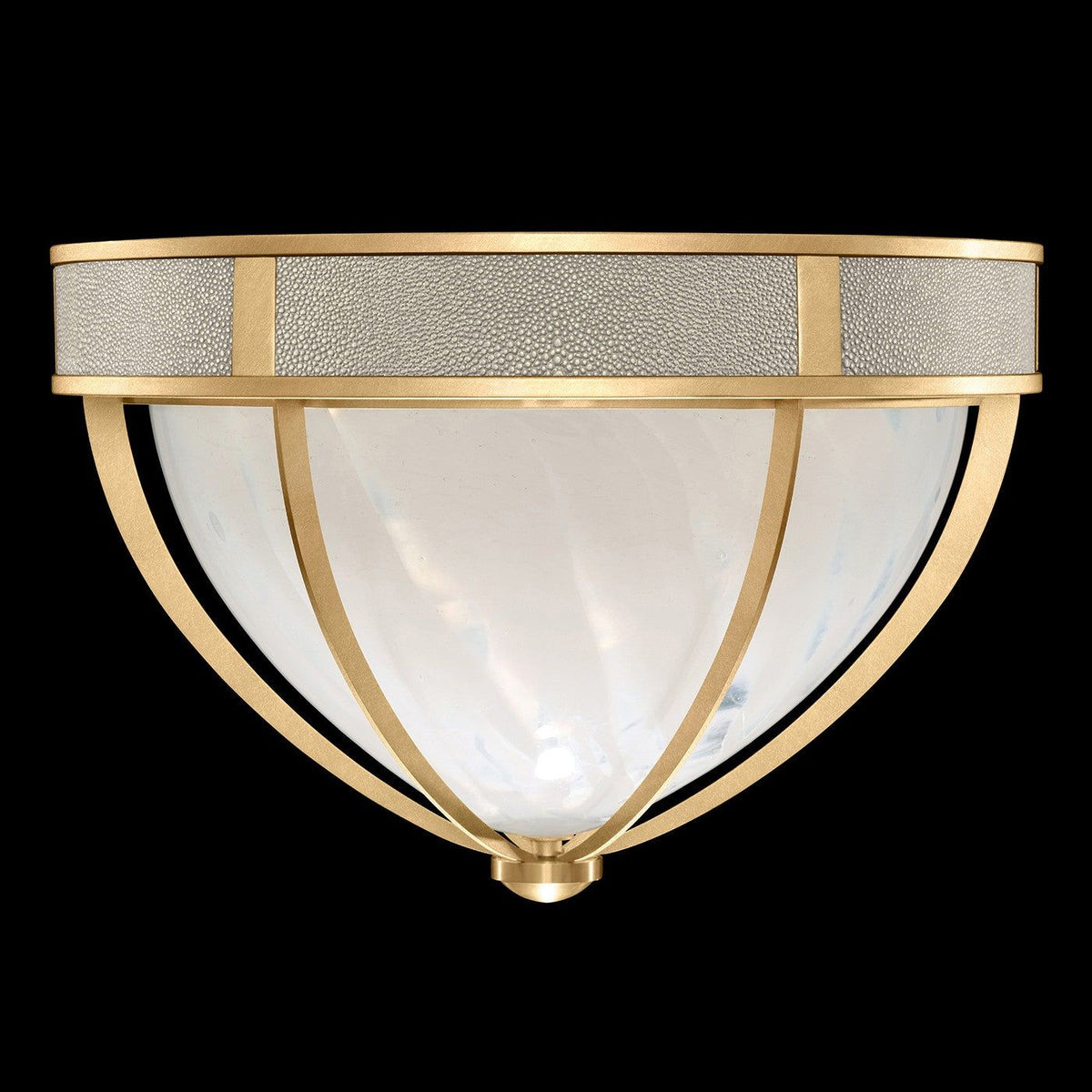 Fine Art - 100042-312 - Three Light Flush Mount - Mirage - Gold