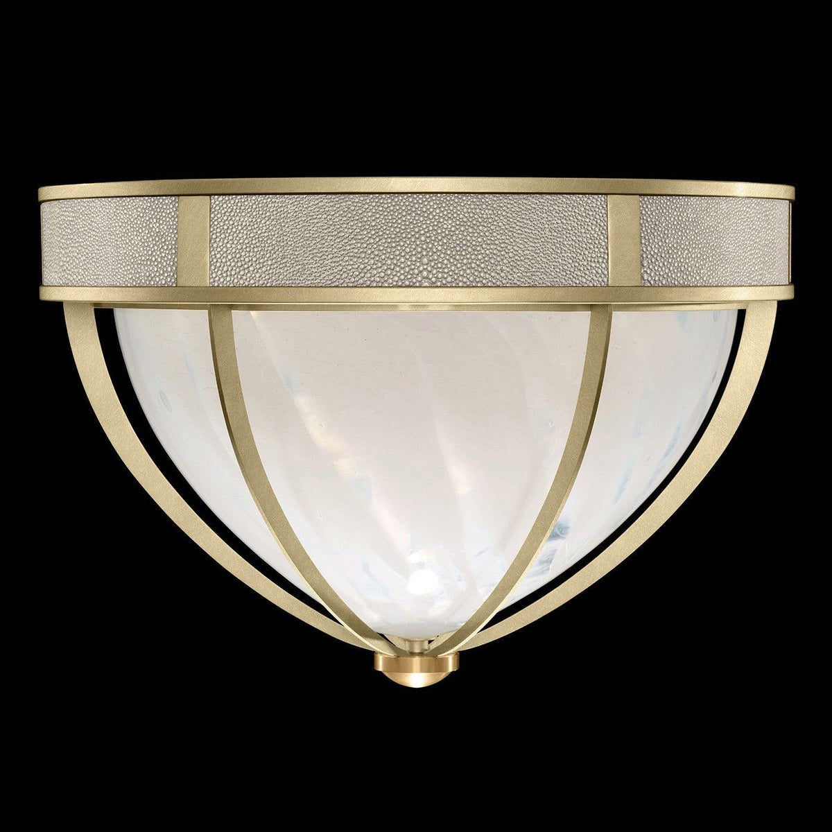 Fine Art - 100042-512 - Three Light Flush Mount - Mirage - Gold