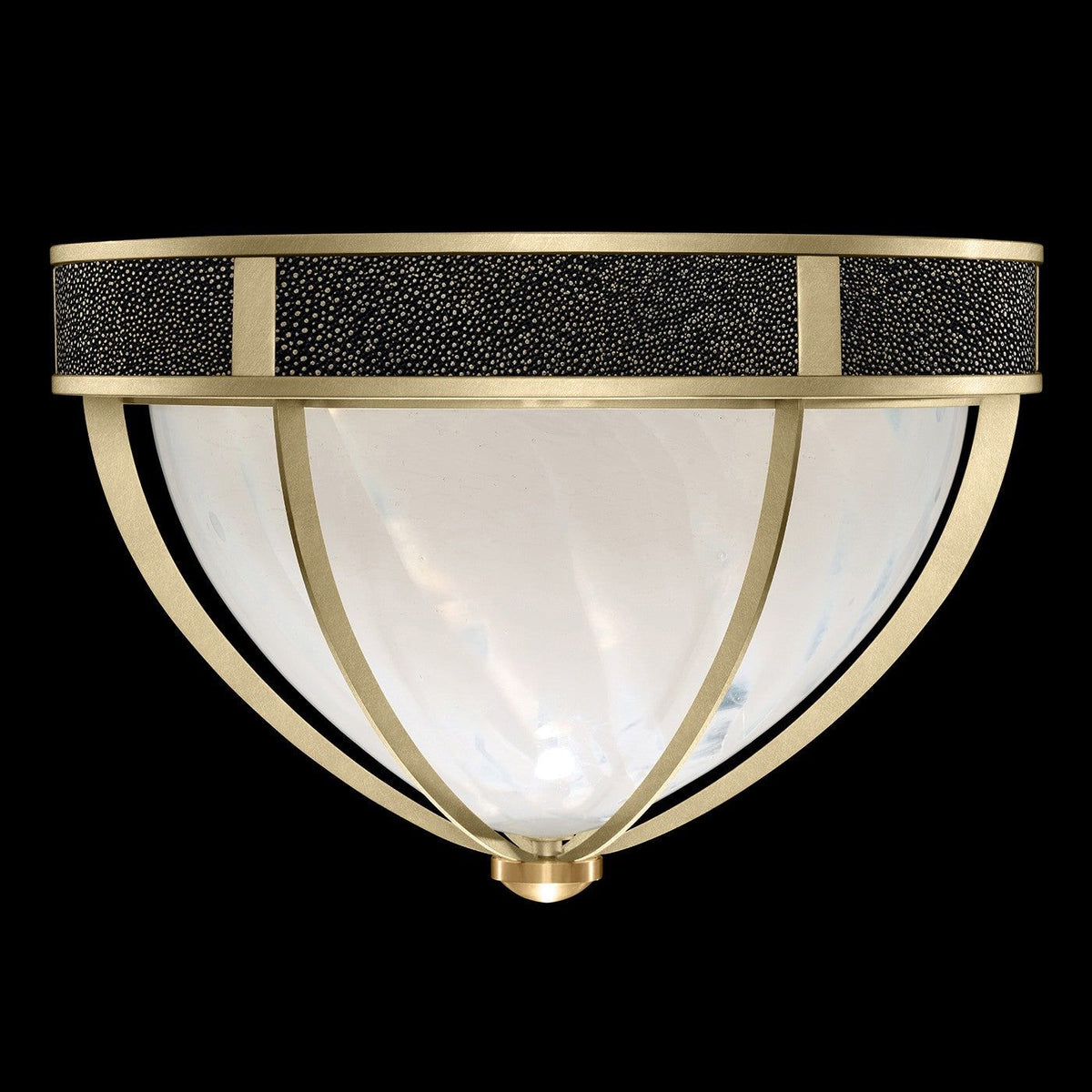 Fine Art - 100042-513 - Three Light Flush Mount - Mirage - Gold