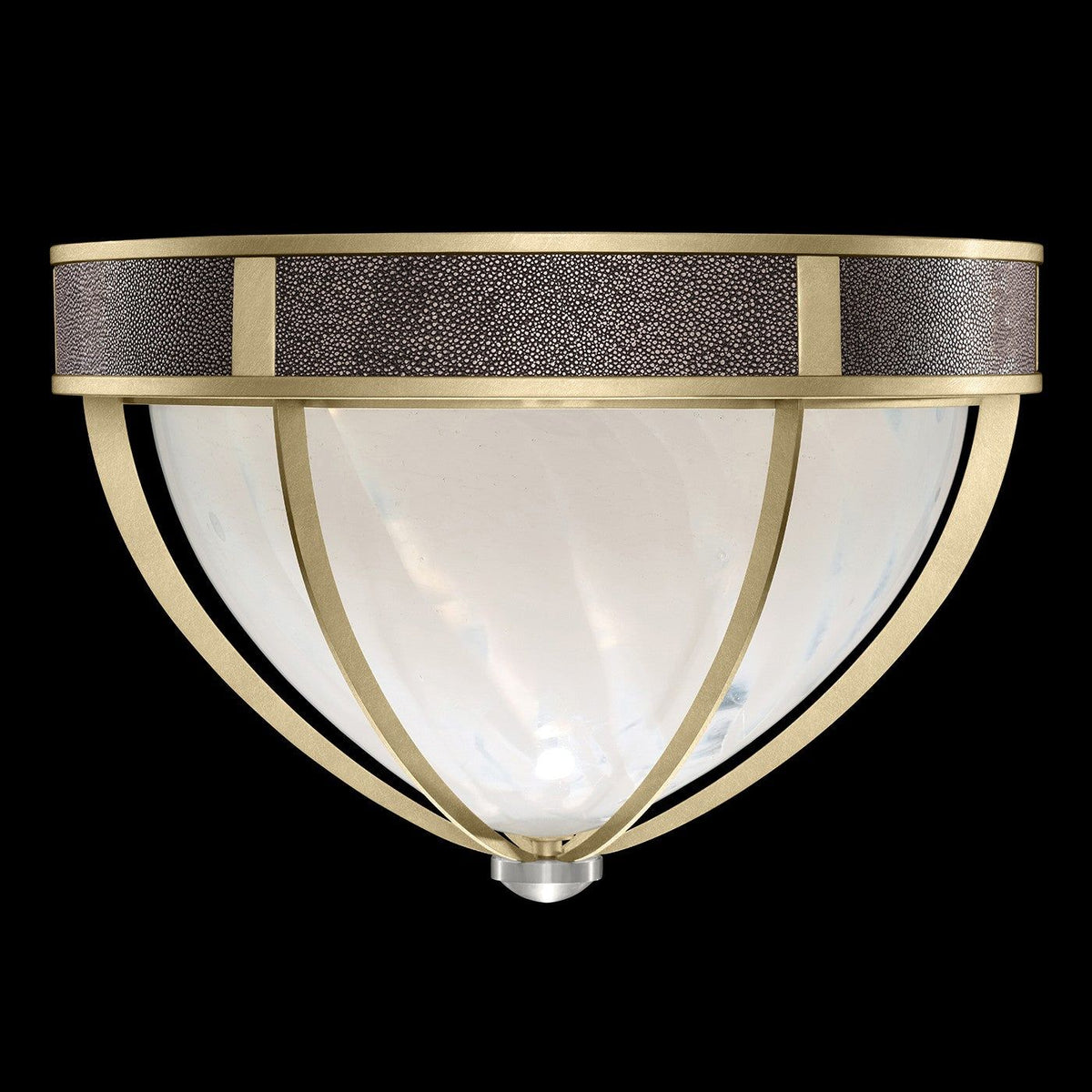 Fine Art - 100042-521 - Three Light Flush Mount - Mirage - Gold