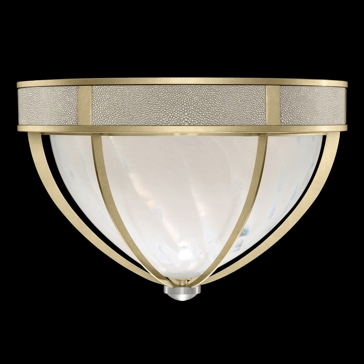 Fine Art - 100042-522 - Three Light Flush Mount - Mirage - Gold