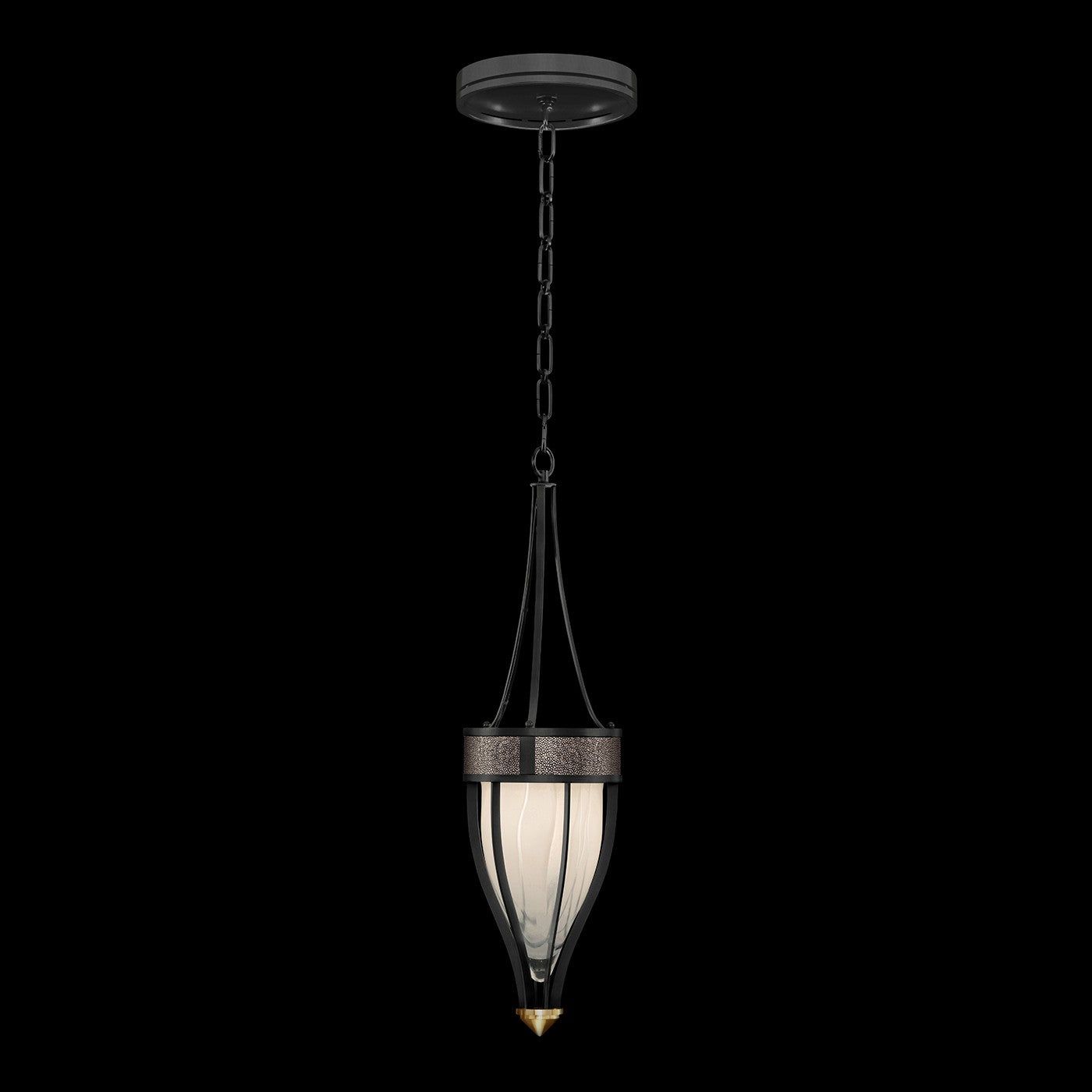 Fine Art - 100045-111 - One Light Pendant - Mirage - Black