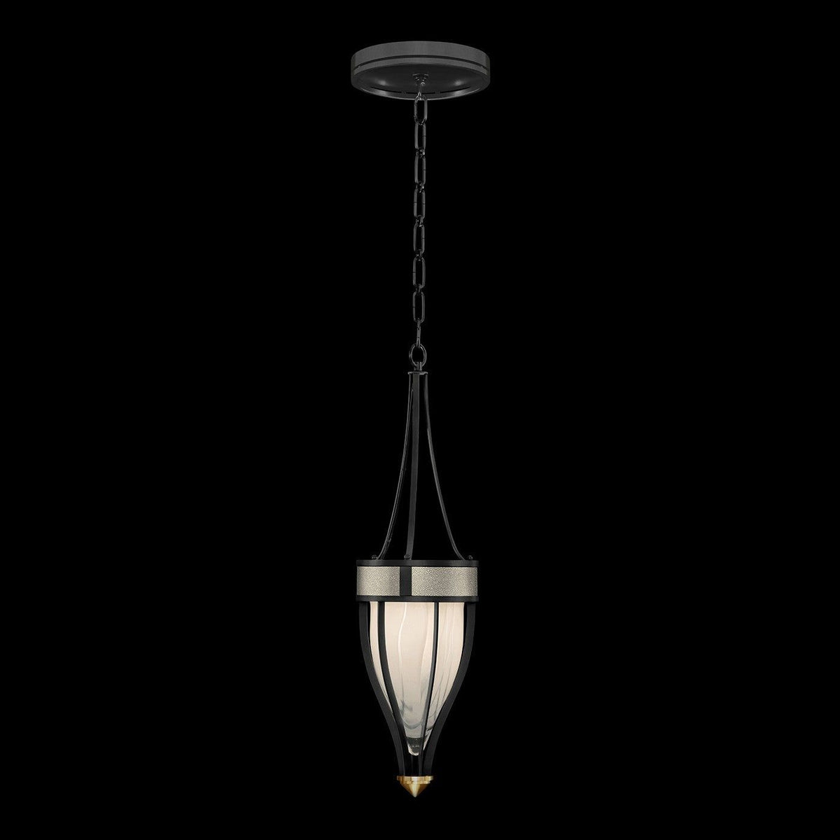 Fine Art - 100045-112 - One Light Pendant - Mirage - Black