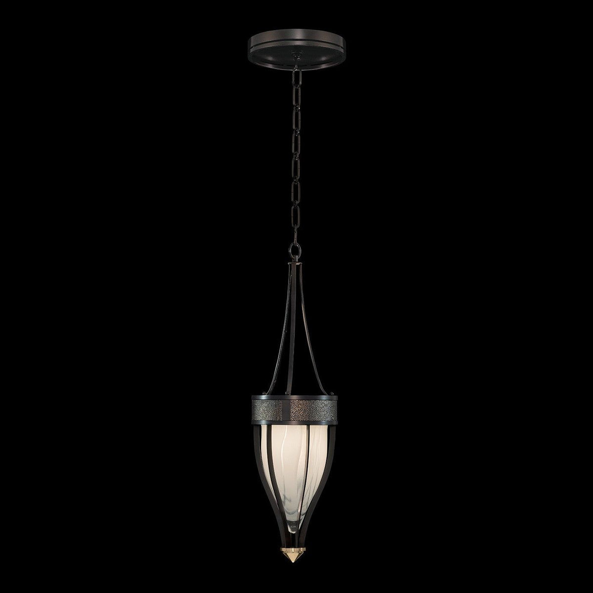 Fine Art - 100045-113 - One Light Pendant - Mirage - Black