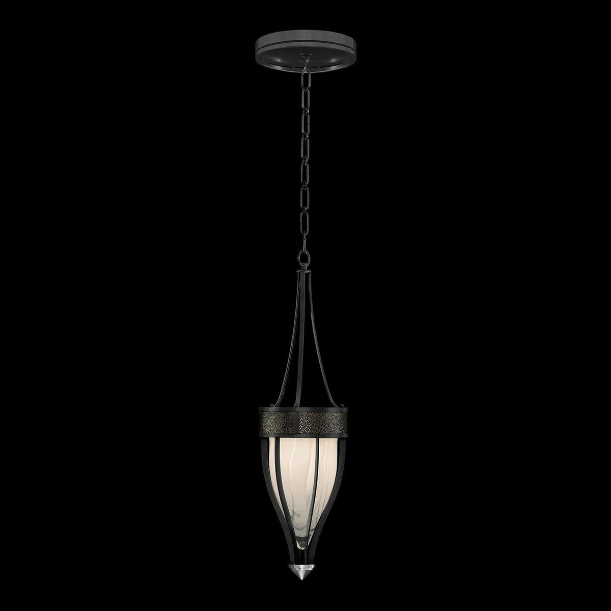 Fine Art - 100045-123 - One Light Pendant - Mirage - Black