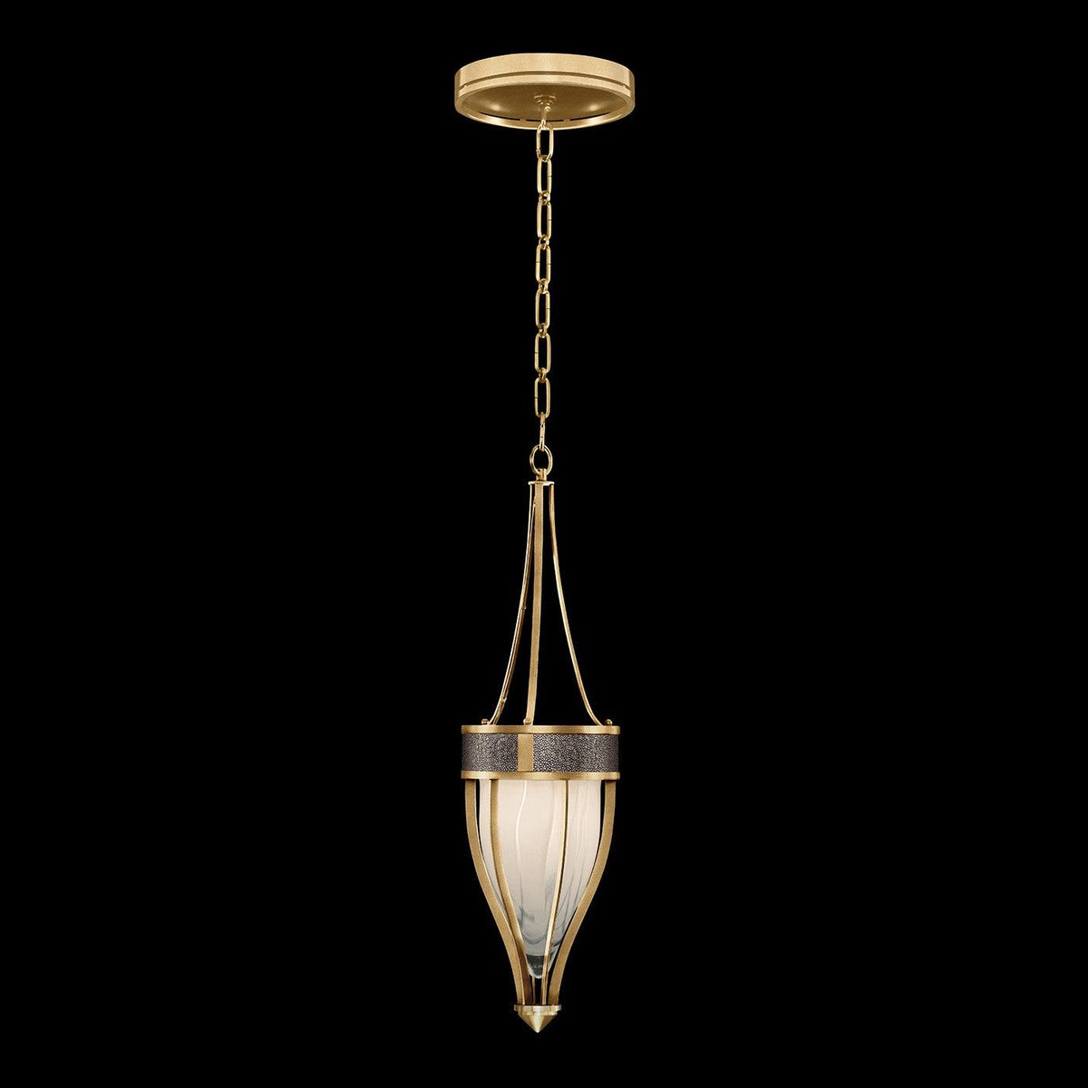 Fine Art - 100045-311 - One Light Pendant - Mirage - Gold