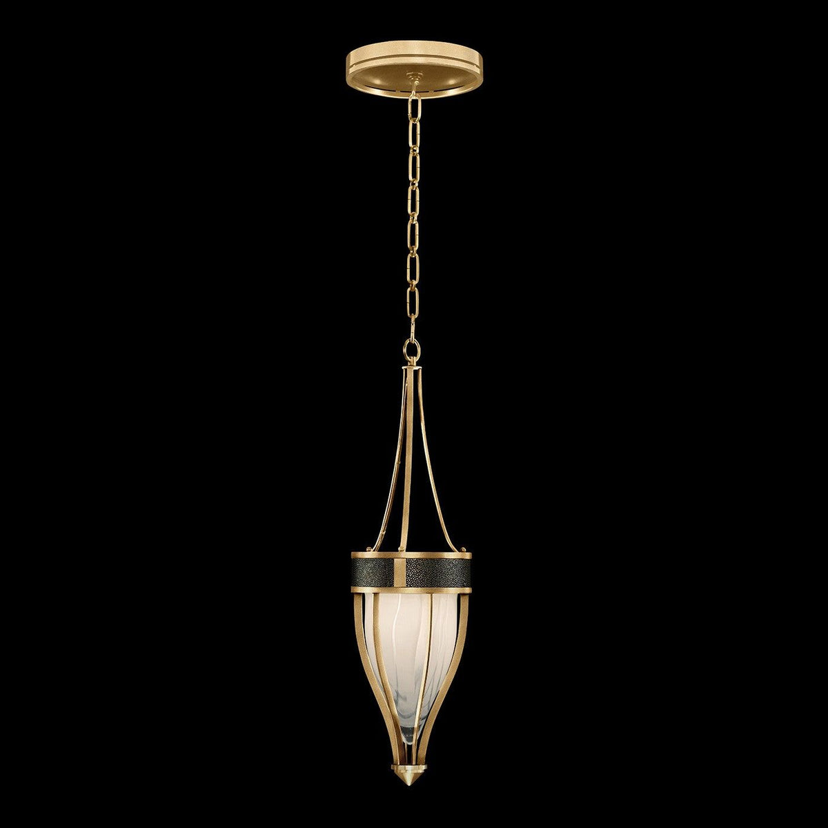 Fine Art - 100045-313 - One Light Pendant - Mirage - Gold