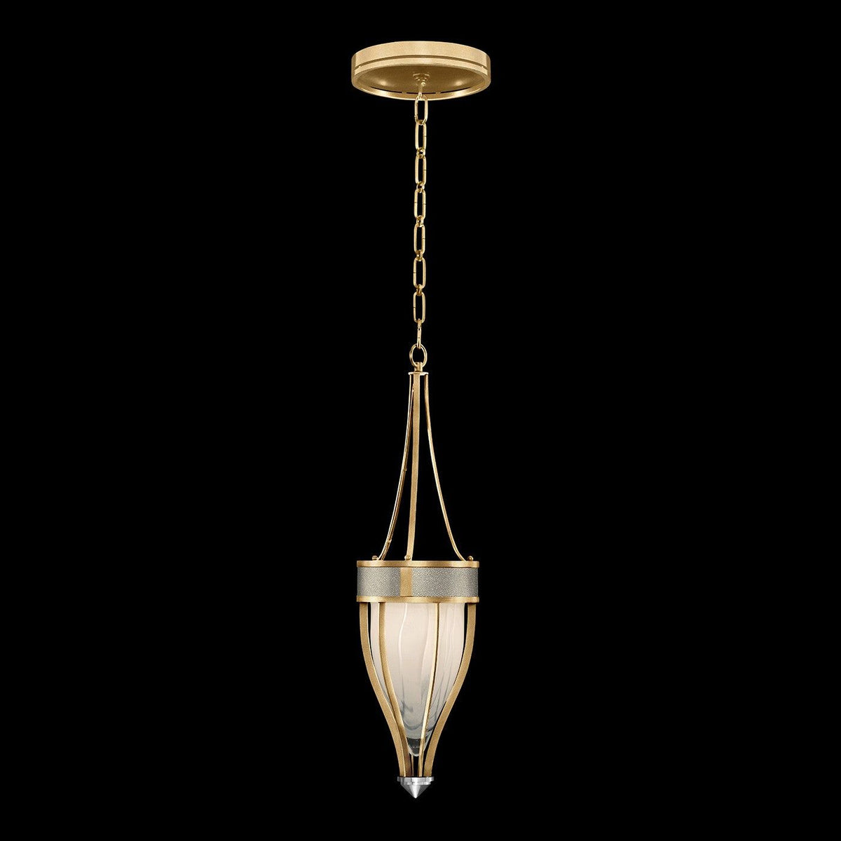 Fine Art - 100045-322 - One Light Pendant - Mirage - Gold