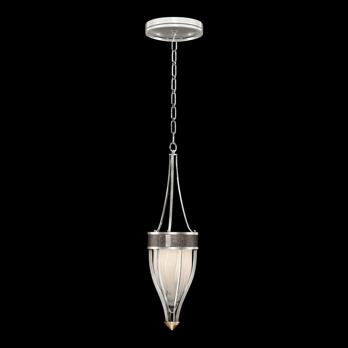 Fine Art - 100045-411 - One Light Pendant - Mirage - Silver