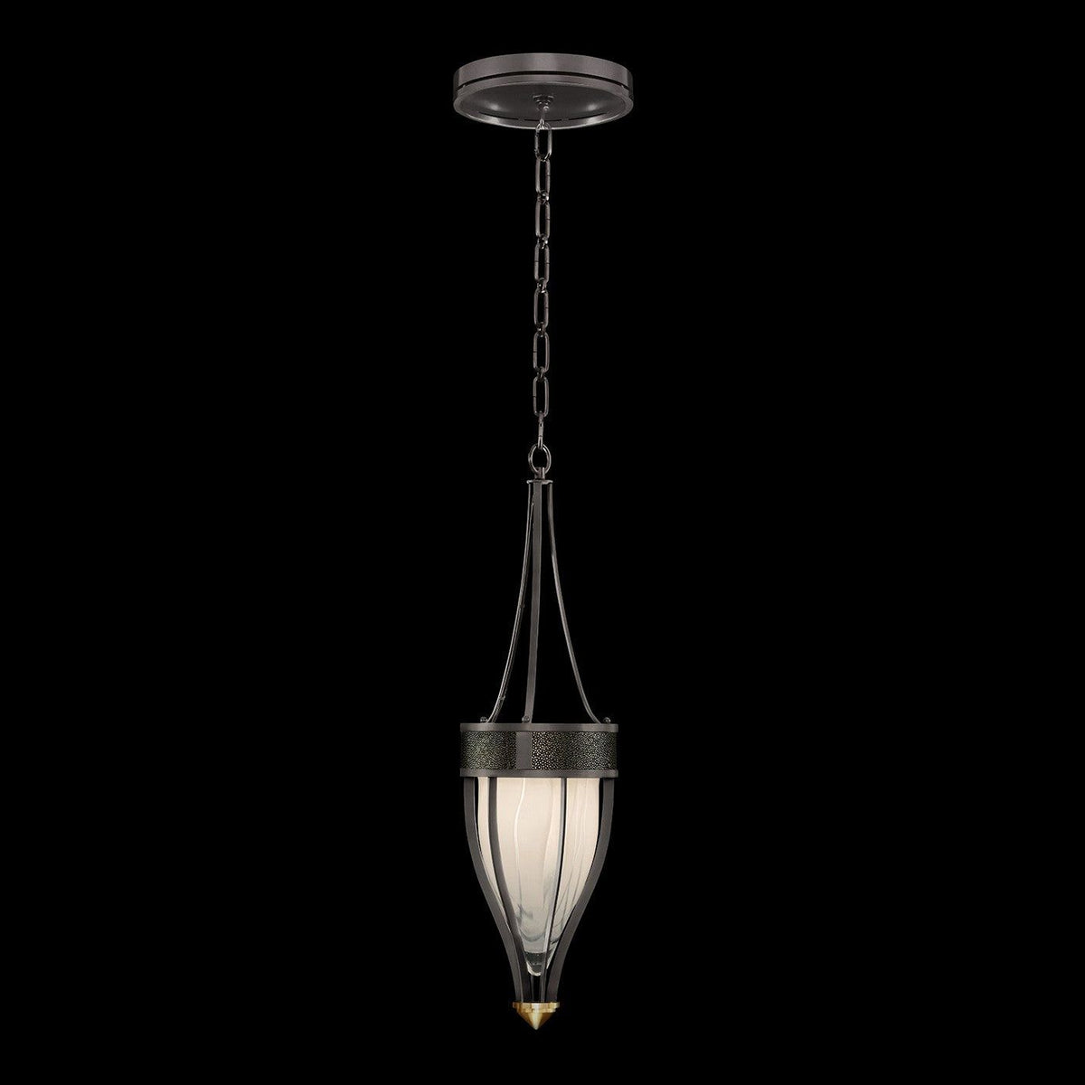 Fine Art - 100045-713 - One Light Pendant - Mirage - Black