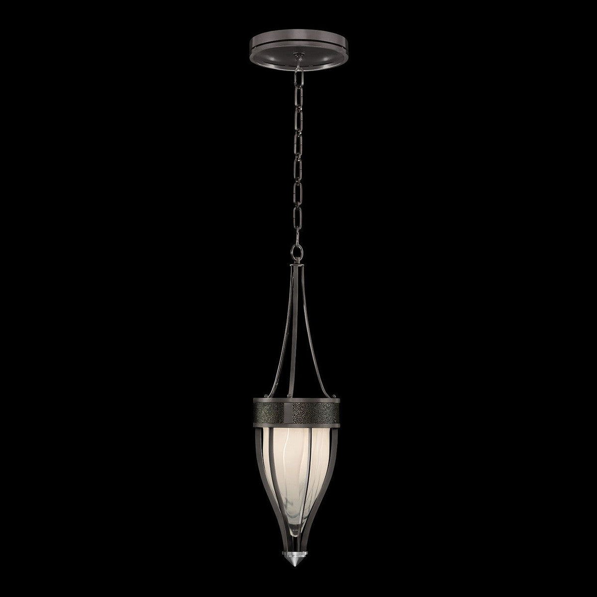 Fine Art - 100045-723 - One Light Pendant - Mirage - Black