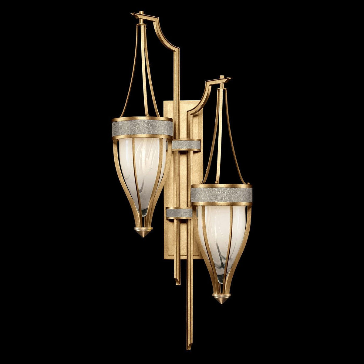 Fine Art - 100046-312 - Two Light Wall Sconce - Mirage - Gold