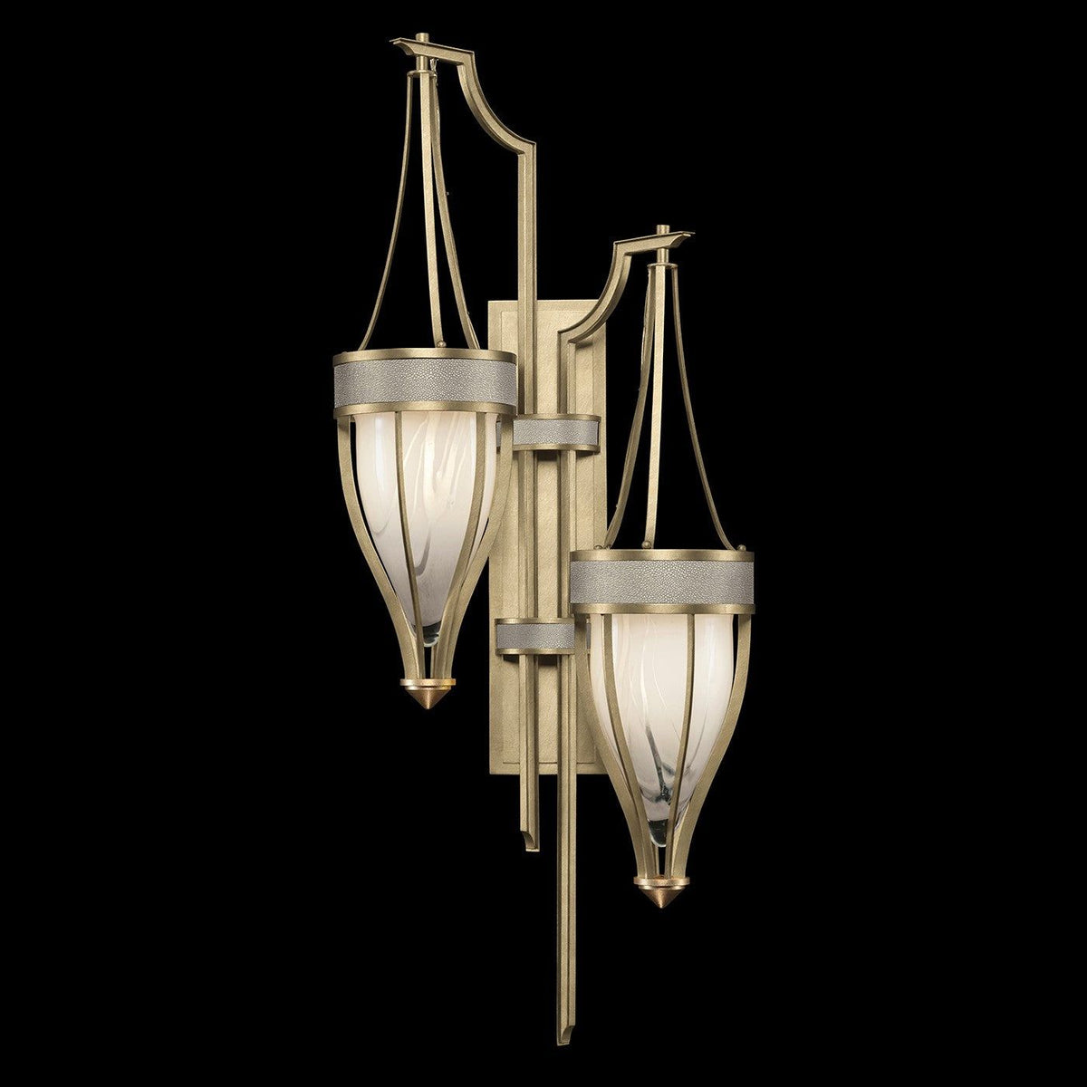 Fine Art - 100046-512 - Two Light Wall Sconce - Mirage - Gold