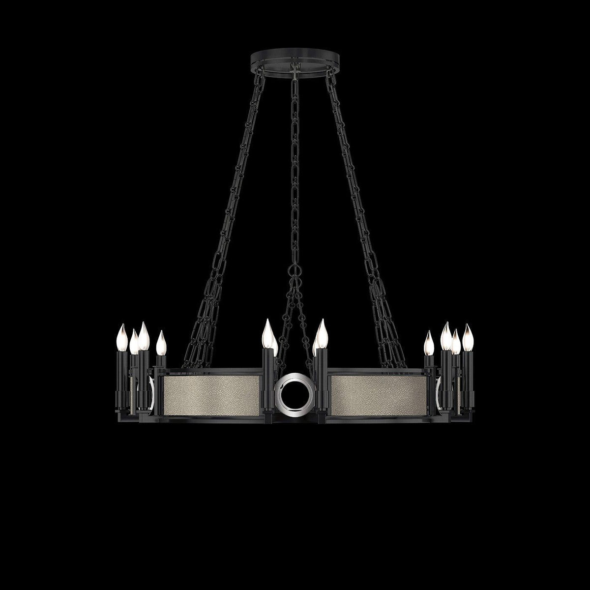 Fine Art - 100047-122 - 12 Light Chandelier - Mirage - Black