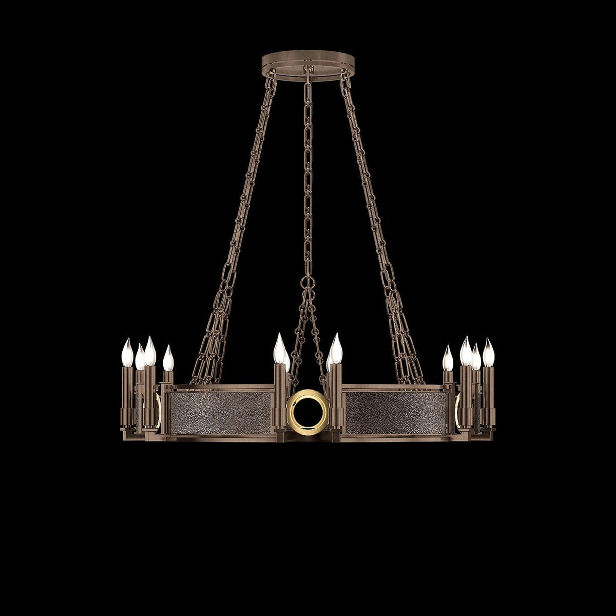 Fine Art - 100047-211 - 12 Light Chandelier - Mirage - Bronze