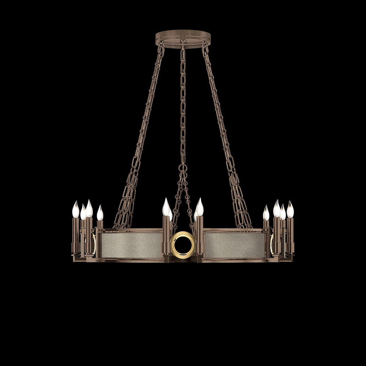 Fine Art - 100047-212 - 12 Light Chandelier - Mirage - Bronze