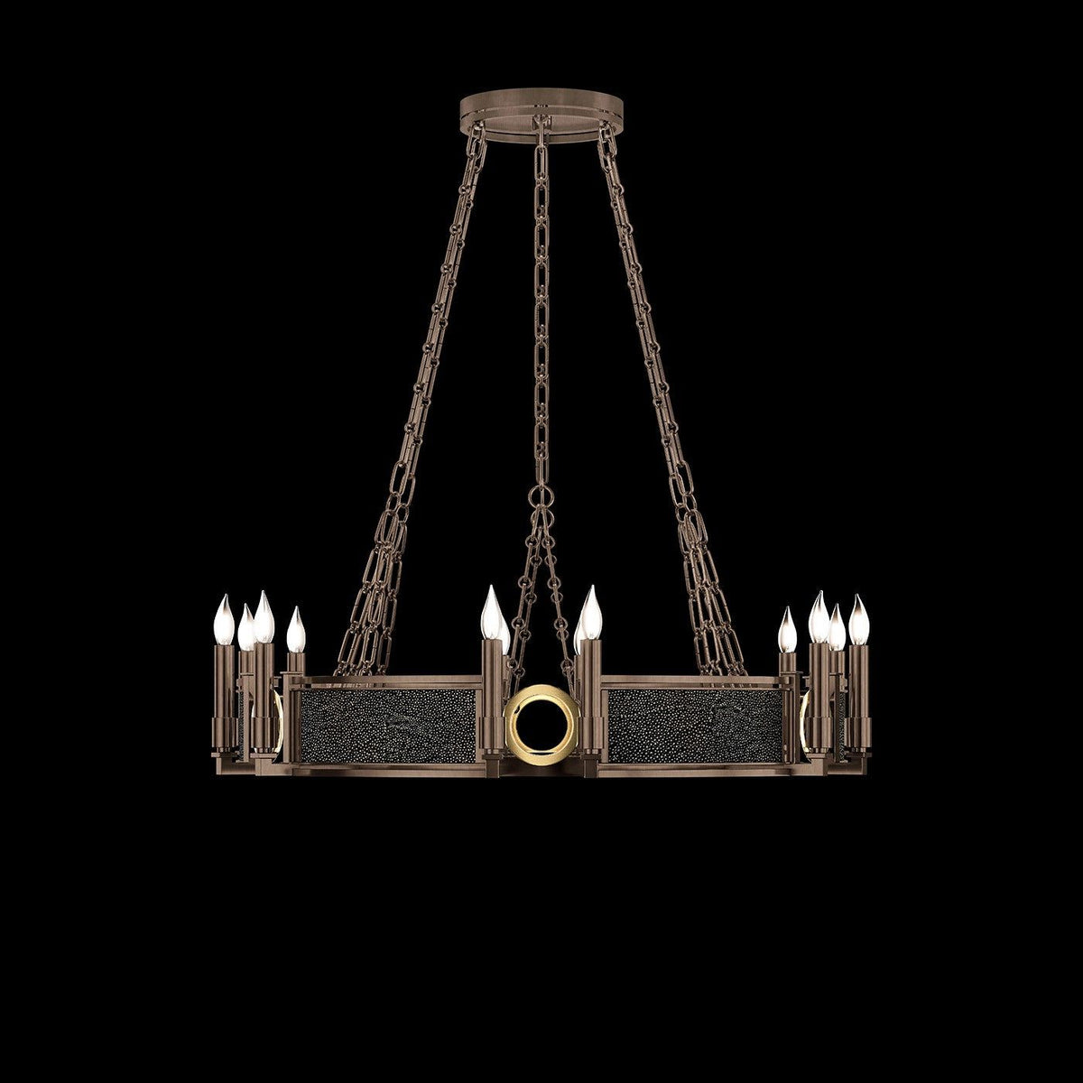 Fine Art - 100047-213 - 12 Light Chandelier - Mirage - Bronze