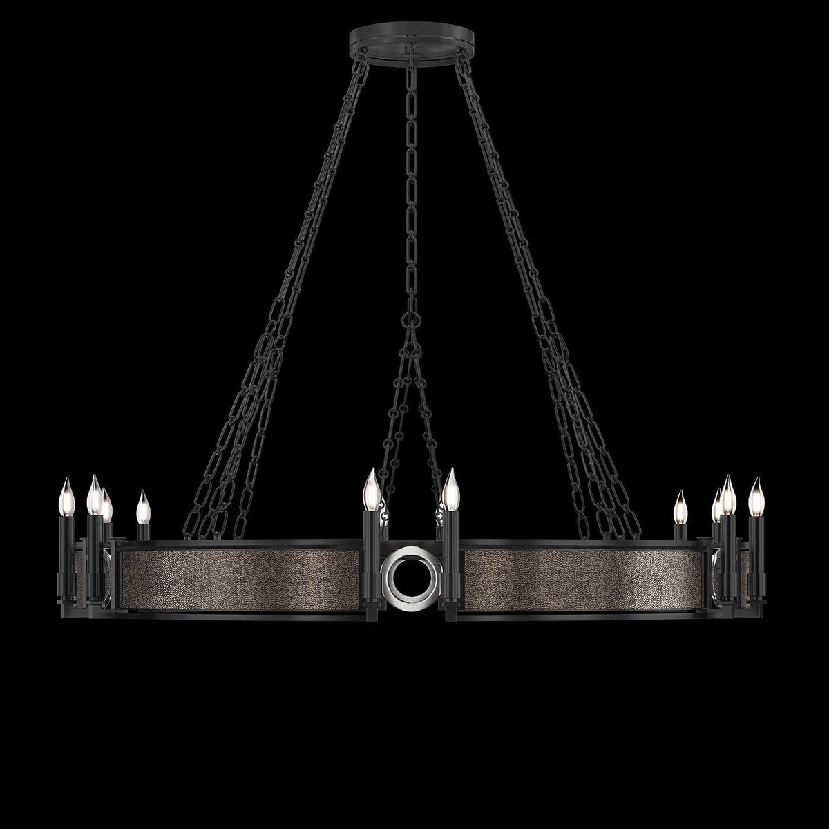 Fine Art - 100048-121 - 12 Light Chandelier - Mirage - Black